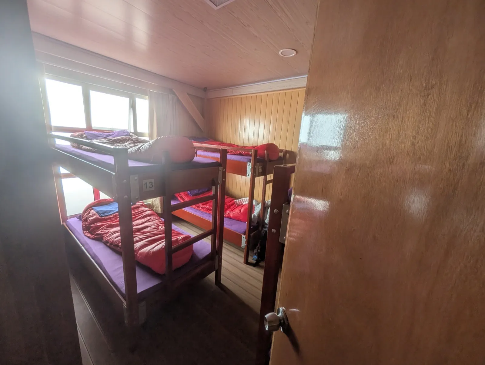 Shared dormitory at Laban Rata