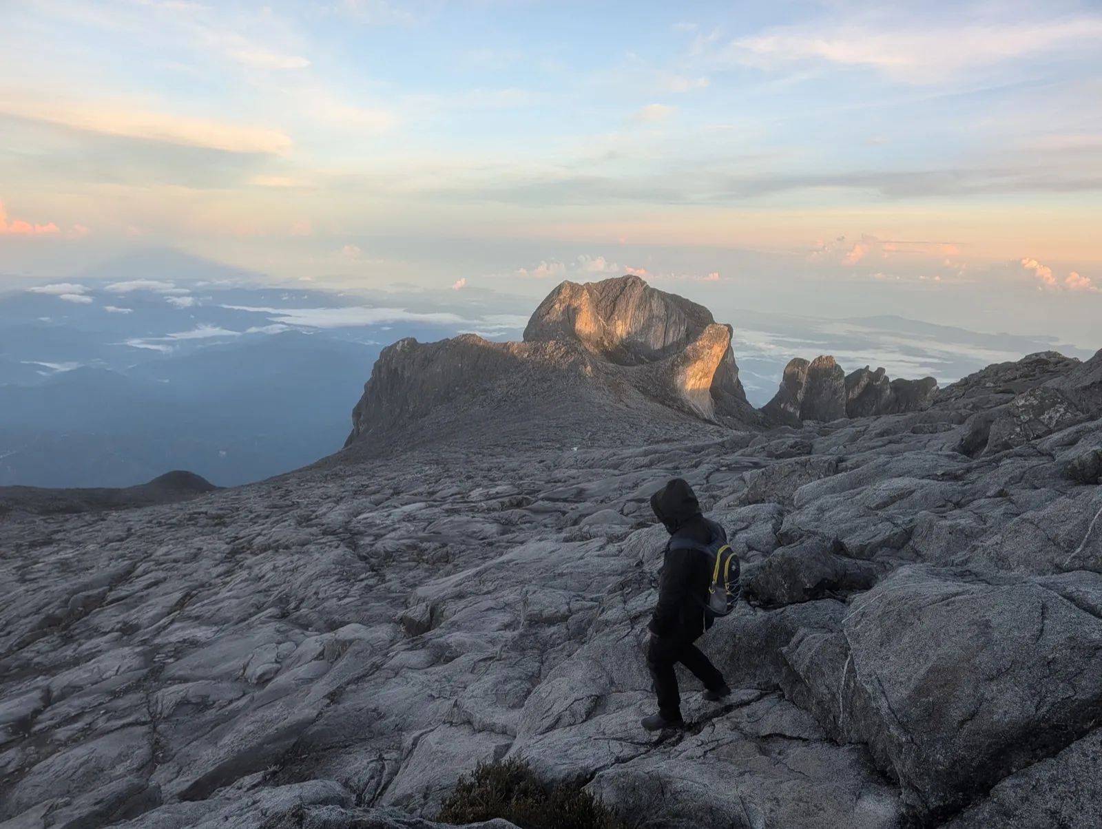 Walking the granite plateau